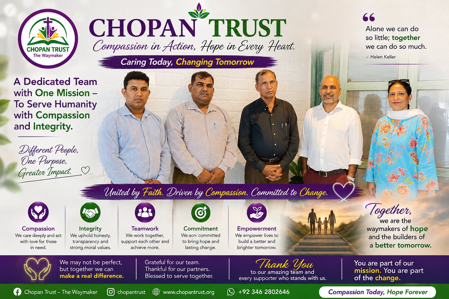 The Chopan Trust team