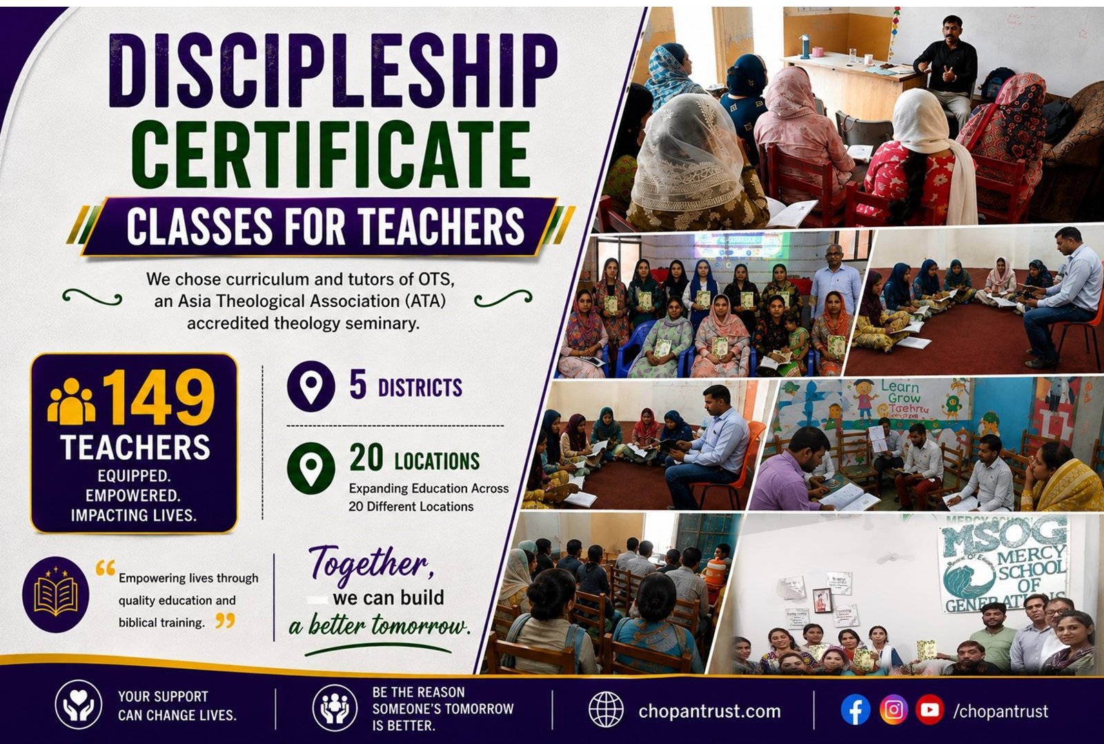 Discipleship certificate presentation