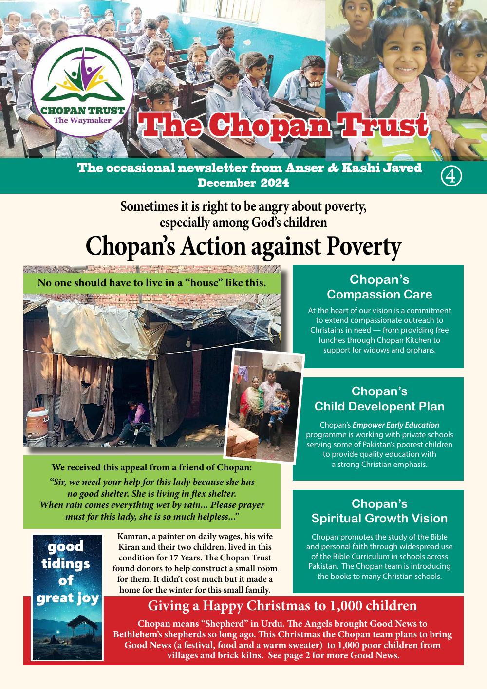 Chopan's action against poverty
