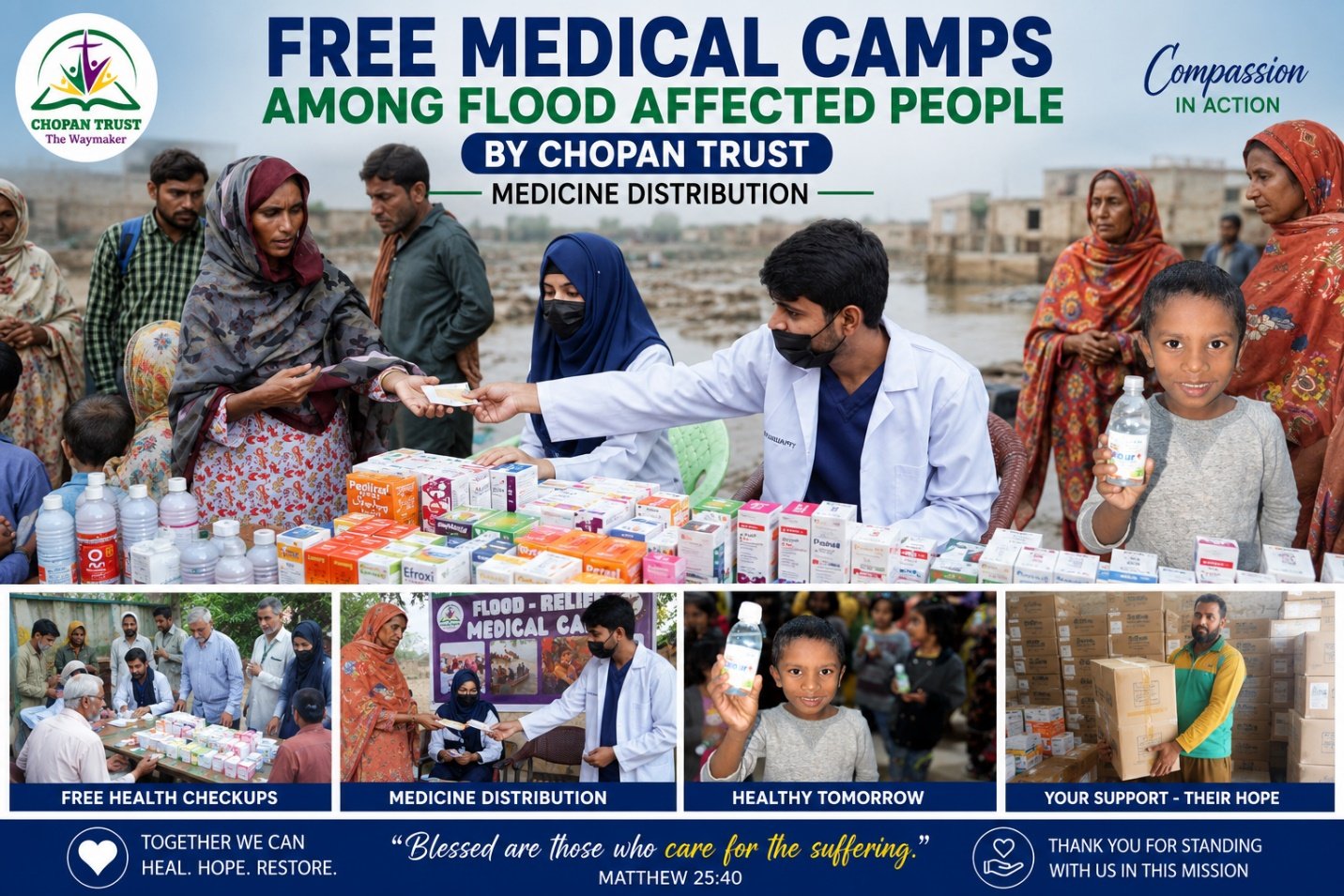 Free medical camp for families
