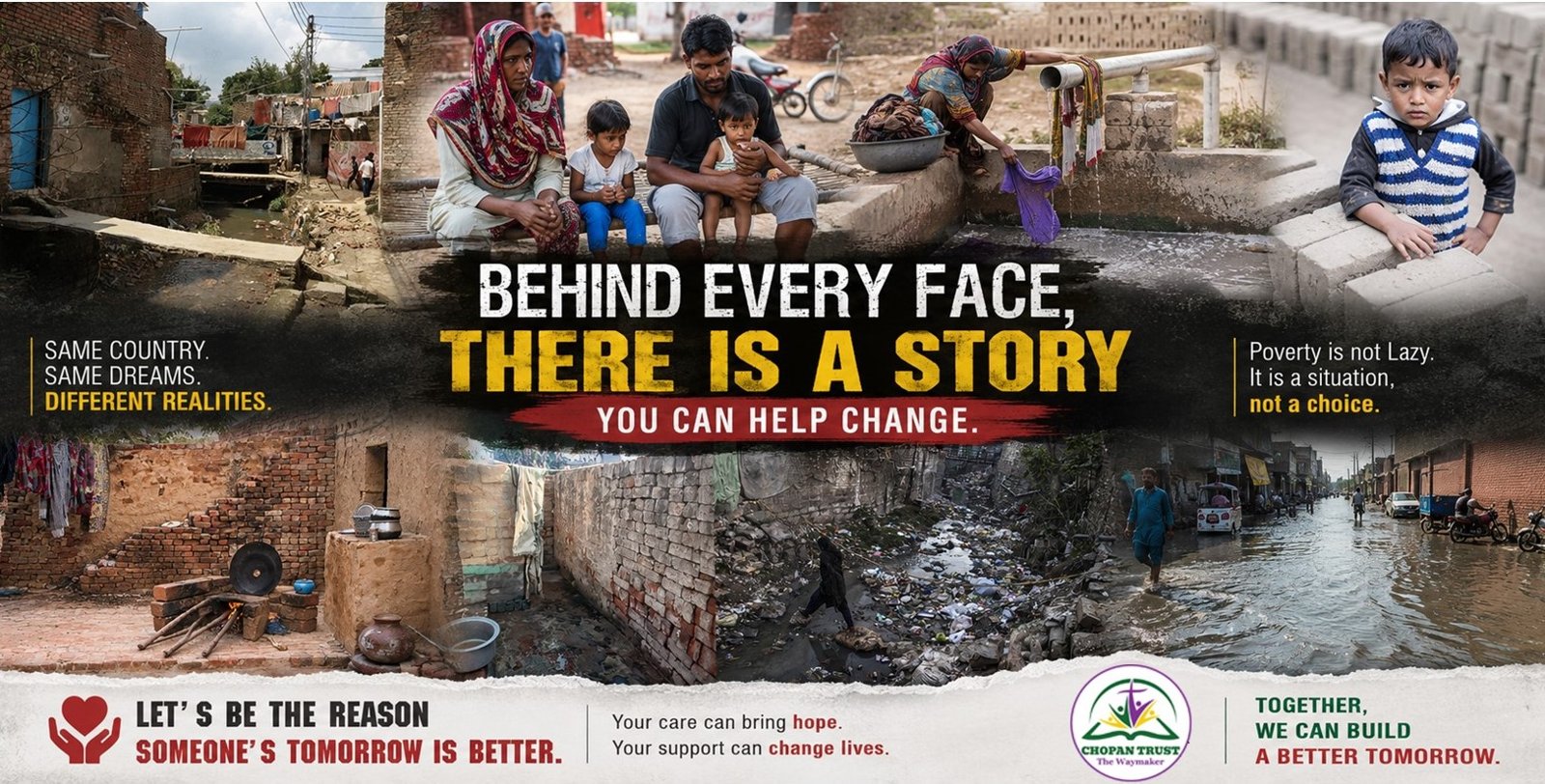 Behind every face there is a story