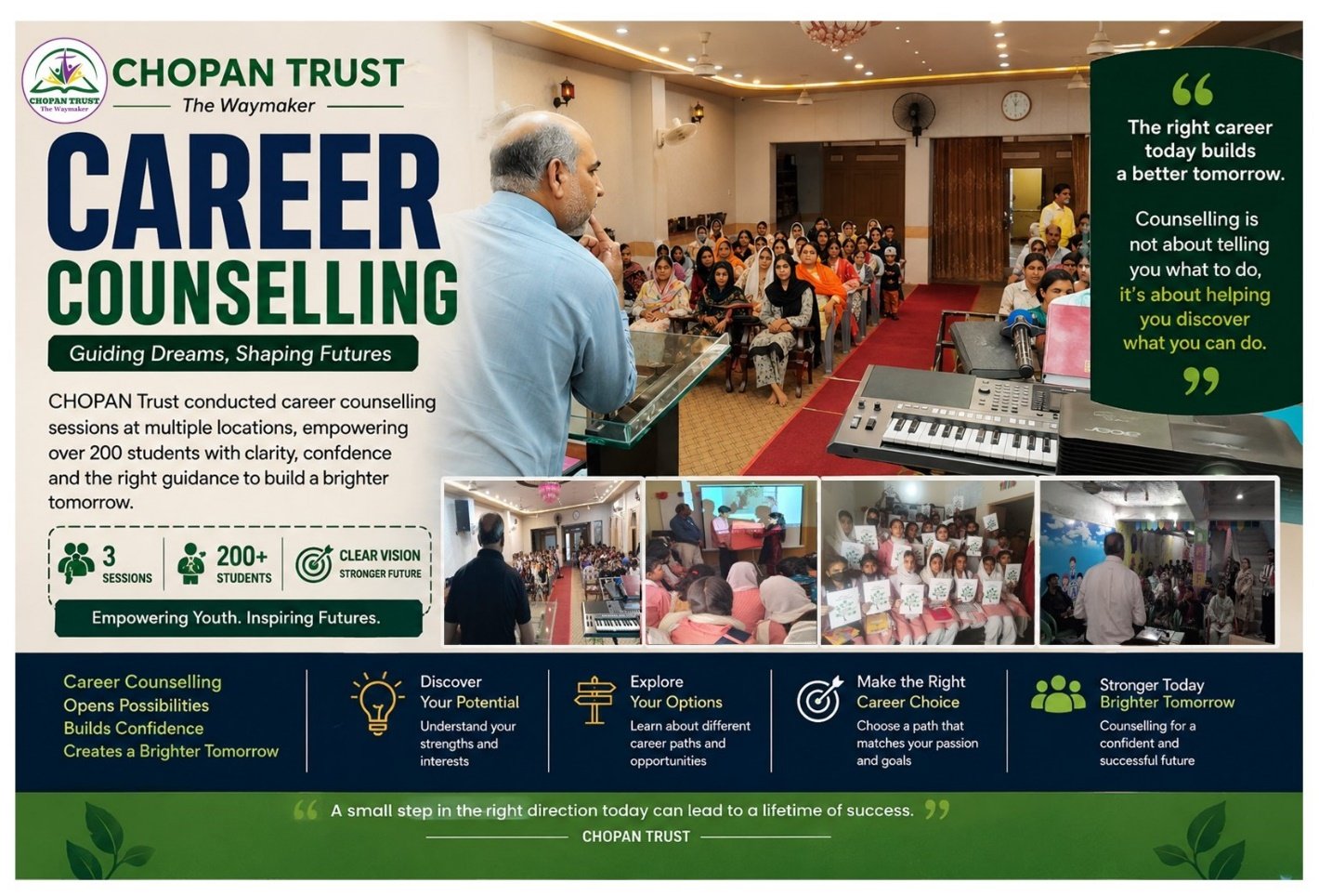 Career counselling with students